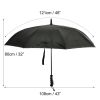 Biggdesign Moods Up Reverse Umbrella For Rain Windproof Black/Purple Ø 43 in